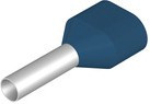 Каб. наконечник сдвоенный H2,5/19D ZH BL синий 2х2,5мм2, упаковка 500шт.