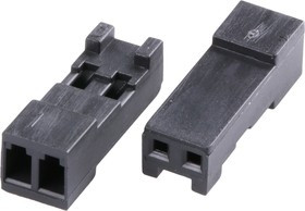 661002113322, 48532480 Female Connector Housing, 2.54mm Pitch, 2 Way, 1 Row