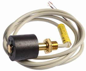 011-1700, Horizontal, Vertical Brass/NBR Float Switch, Float, 1m Cable, Relay