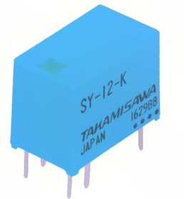 SY-12-K, Реле электромагнитное, сигнальное, SPDT, 1A, Uобмотки 12V