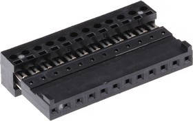 661012151922, 12-Way IDC Connector Socket for Cable Mount, 1-Row