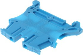 0 371 00, 371 Series Blue DIN Rail Terminal Block, 2.5mm², Single-Level, Screw Termination