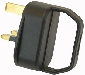 PE01134, Power Entry Connector, UK Mains Plug, 5 A, Black, Thermoplastic Body, 240 V