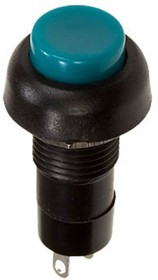 PB-10BGN1-G, кнопка без фиксации 250В 1А зеленая(аналог SPA-101B4 PSW6D)