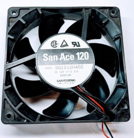 Вентилятор SanAce 120 9G1212H402 12v 0.31a 2pin 120x25