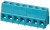 TB007-508-07BE, Fixed Terminal Blocks Terminal block, screw type, 5.08 , horizontal, 7 poles, CUI Blue, slotted screw, PCB mount