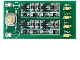 Тестер-индикатор уровня заряда Li-Po Li-Ion батареи 12.6В