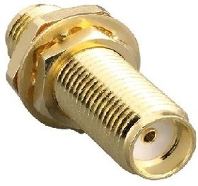ADP-SMAF-SMAF-B-G, Straight Coaxial Adapter SMA Socket to SMA Socket 0 18GHz