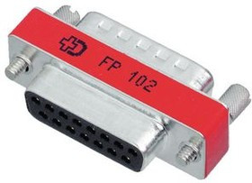 DFA37P/37S/2FP102UN, D-Sub Filter-Adapter, D-Sub 37-Pin Socket / D-Sub 37-Pin Plug