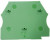 NPP AVK 2,5-10 (зеленый), 444122 Концевой сегмент на клеммники AVK(2,5-10)/ AVK RD (2,5-4)