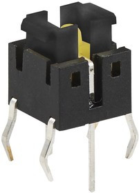FSMIJ61BA04, Switch Tactile OFF (ON) SPST Rectangular Button PC Pins 0.05A 12VDC 500000Cycles 0.98N Thru-Hole
