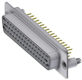 DTS50SY/2M86UN, D-Sub socket, Socket, DD-50, Radial Leads