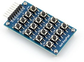 4x4 Keypad, Клавиатура для Arduino проектов, 16 кнопок (матрица 4х4)