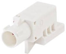 59Z118-C00B, RF Connector Accessories Plastic housing Plug Straight B White