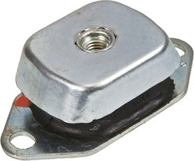 CCFQ804012-45, Rectangular M12 Anti Vibration Mount, Bell Mount with 36daN Compression Load