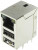 JW0-0009NL, USB Connectors USB/RJ45 COMBO 10/10